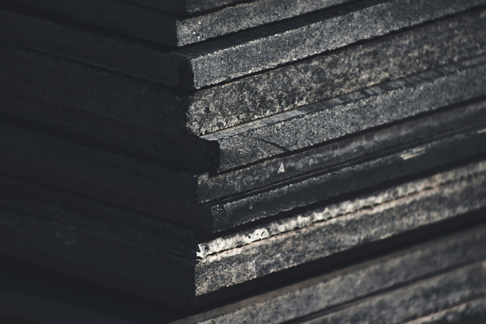 Stacked steel plate